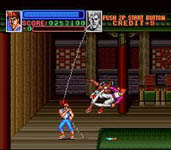 une photo d'Ã©cran de Return of Double Dragon sur Nintendo Super Nes